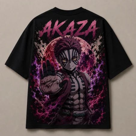 Oversized T-Shirt - Akaza ( Noir )