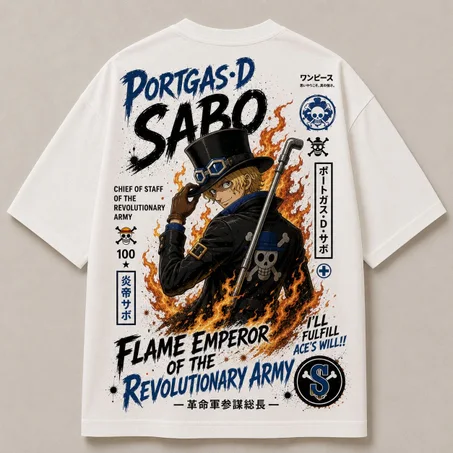 Oversized T-Shirt - Sabo ( blanc )