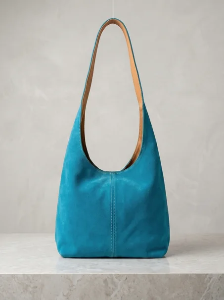 Dan Leather Shoulder Bag – Soft Shoulder Bag with Zipper Closure 001