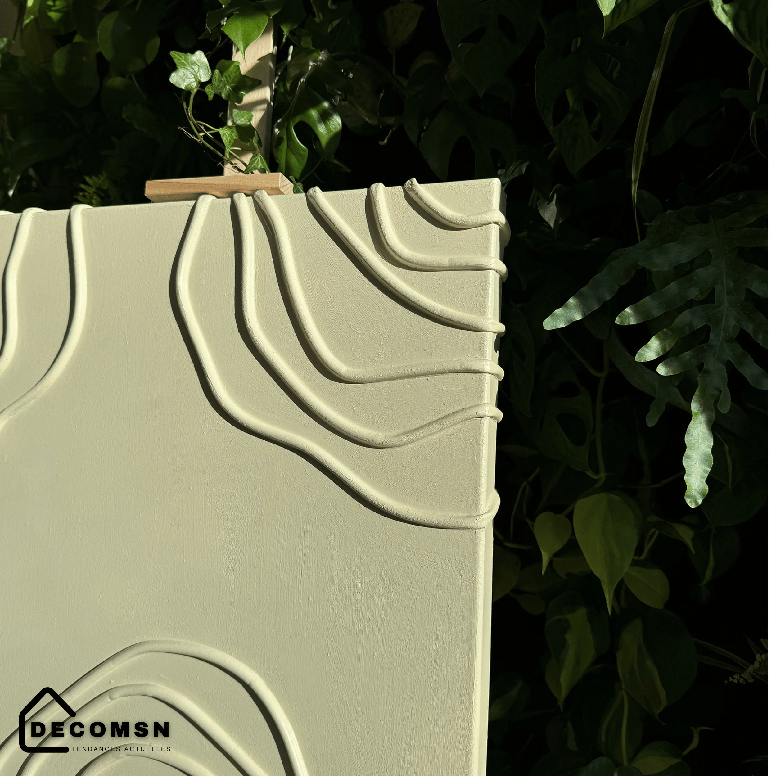 Panneaux muraux 3D aux motifs Organiques