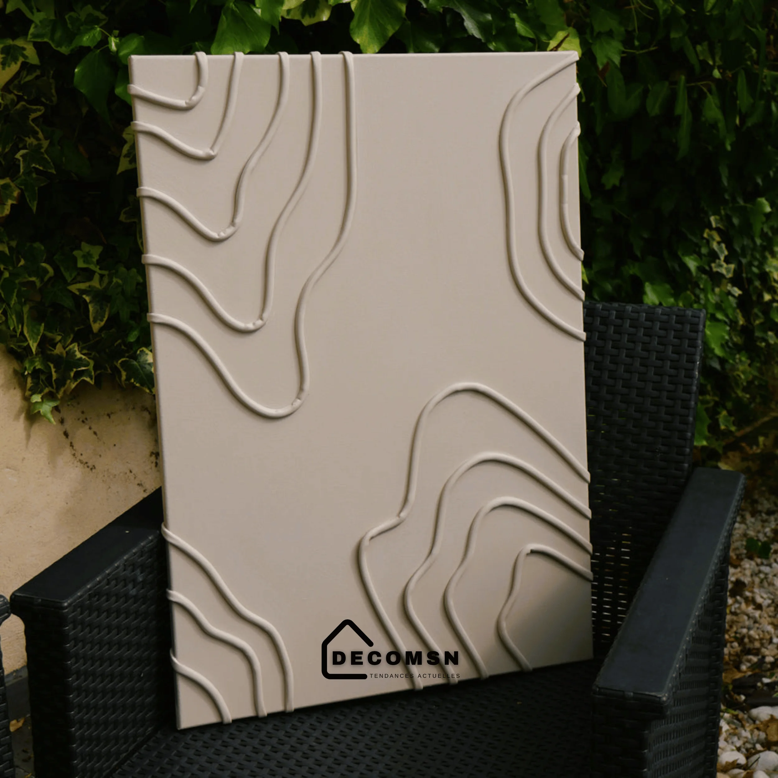 Panneaux muraux 3D aux motifs Organiques