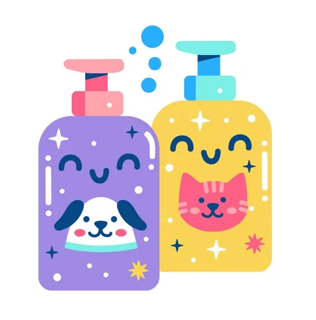 shampoos, masks and hair lotions