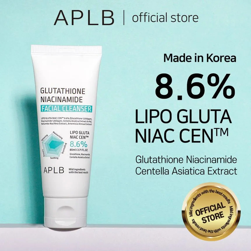 APLB Glutathione Niacinamide Facial Cleanser APLB غسول الوجه بالجلوتاثيون والنياسيناميد