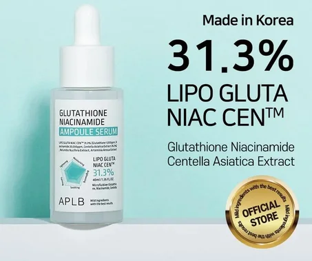 APLB  Glutathione Niacinamide Ampoule Serum APLB سيروم بالجلوتاثيون والنياسيناميد**