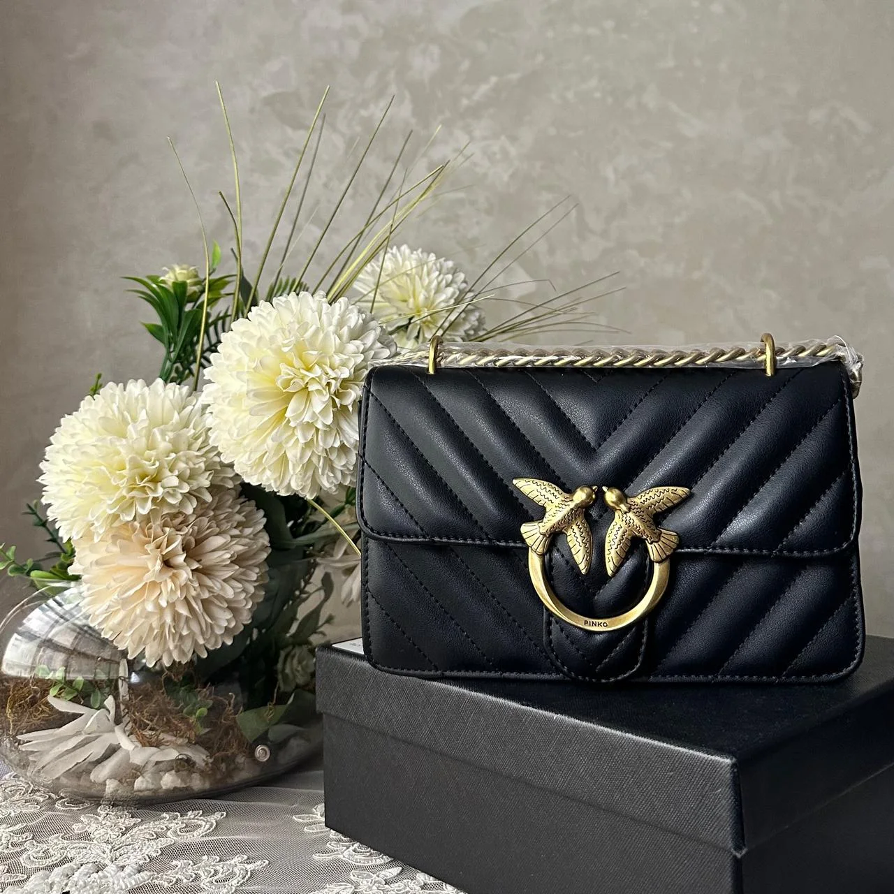 Sac Pinko Matelassé Love Bag One Chevron