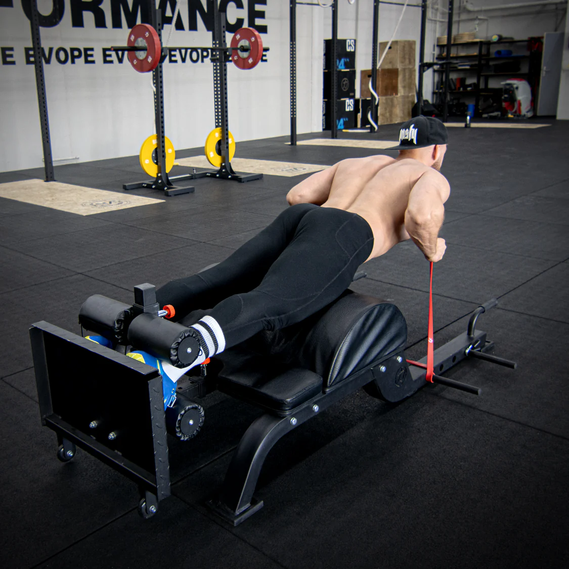 Floor Glute Ham Developer/Hip Thrust Machine