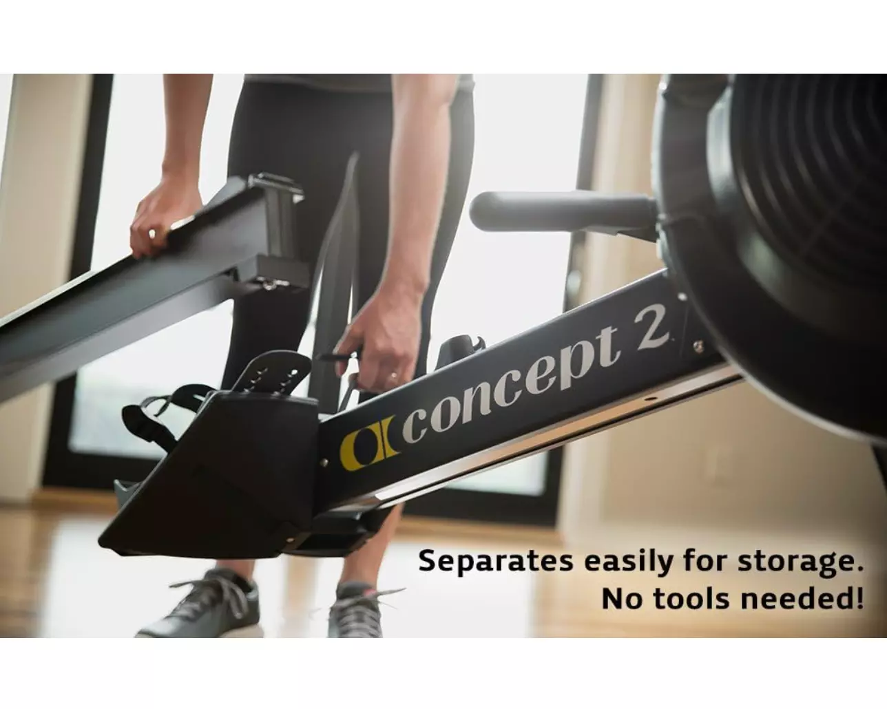 Concept2 Model E Indoor Rowing Machine with Pm5 Black