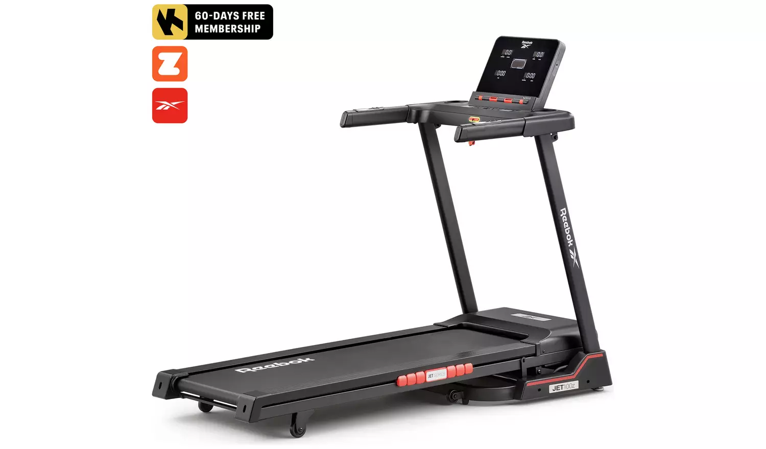 Reebok Jet 100z Folding Treadmill with Connected Fitness