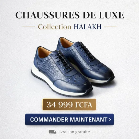 Sneakers Prestige Homme - Cuir Texturé (Noir, Bleu, Marron)