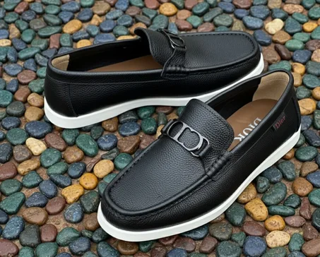 Mocassins Signature Homme - Cuir Grainé (Confort Premium)