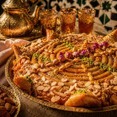 محنشة اللوز  للمناسبات  -Mhancha aux amandes