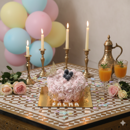 كيكة  أعياد الميلاد-Gâteau d'anniversaire