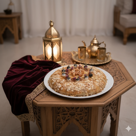 بسطيلة الدجاج -Pastilla au poulet et aux amandes
