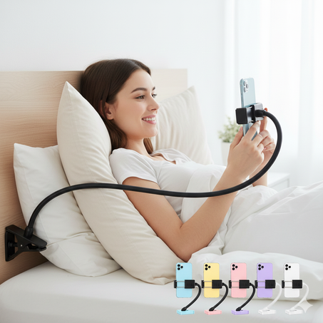 حامل الهاتف مع ذراع مرن