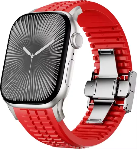 سوار سيليكون رياضي لساعة Apple Watch – متوافق مع جميع المقاسات