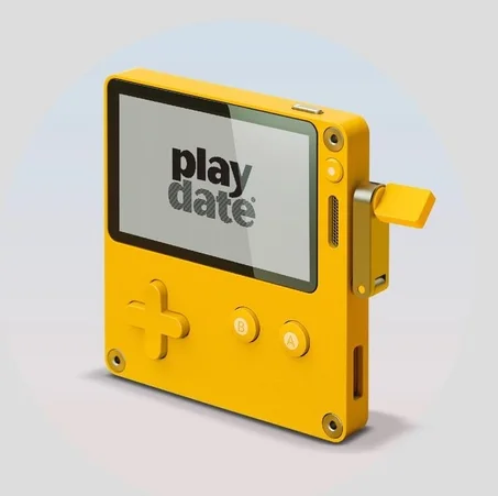 Playdate 2.7-Inch Retro Mini Hand-Cranked Creative New US Version Handheld Game Console