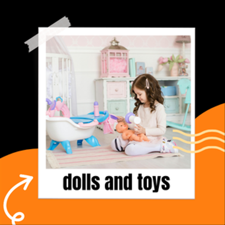 الدمى والألعاب