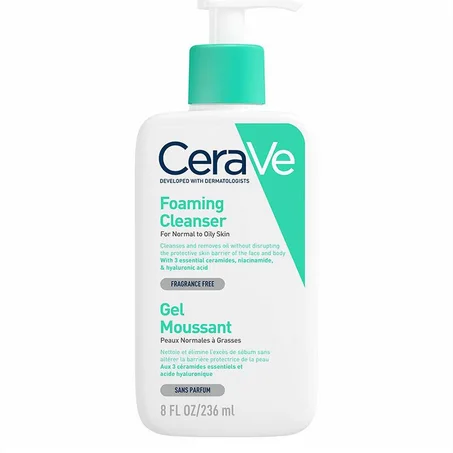 CERAVE GEL MOUSSANT FOAMING CLEANSER 236ML