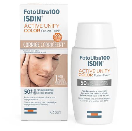 Foto Ultra 100 ISDIN Active Unify COLOR Fusion Fluid SPF 50