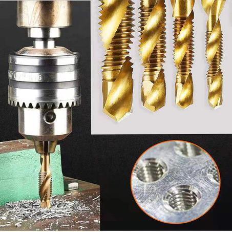 مجموعة مثقاب  6 قطع متعددة الوظائف مثاليةلحفر الحديد و الالمنيوم