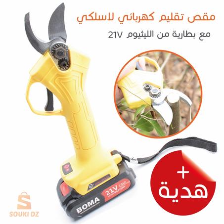 مقص تقليم كهربائي لاسلكي - زوج ملاين وميتين وخمسين ألف