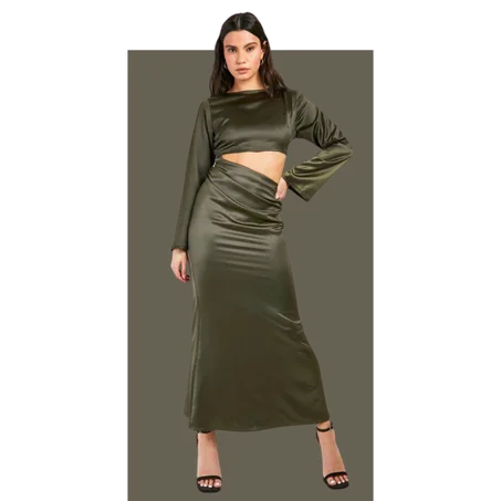 Robe Longue - Kaki