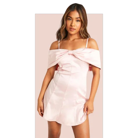 Robe trapeze - Rose Poudré