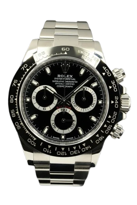 رولكس كوزموغراف دايتونا للرجال باللون الأسود