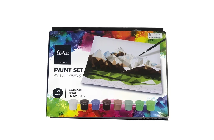 Kit de Peinture par Numéros –  Montagne (30 x 40 cm)
