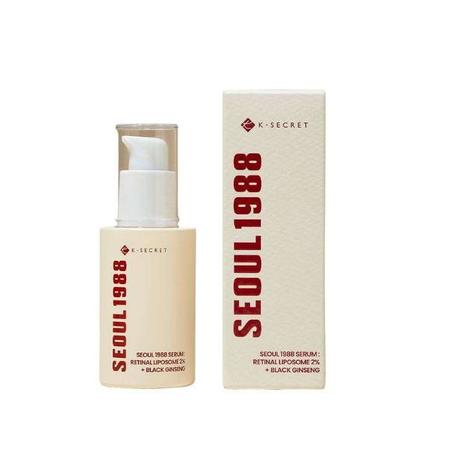 KSECRET – SEOUL 1988 Sérum Anti-âge au Rétinol Serum : Retinal Liposome 2% + Black Ginseng