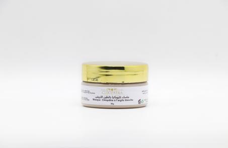 eماسك الطين الابيض بالفيتامين