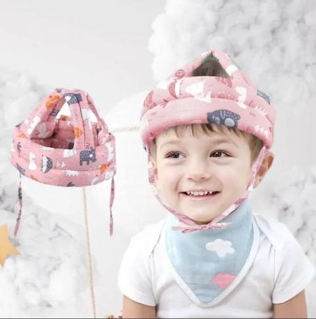 قبعة حماية مضادة للصدمات للأطفال - خوذة أمان لحماية رأس الطفل