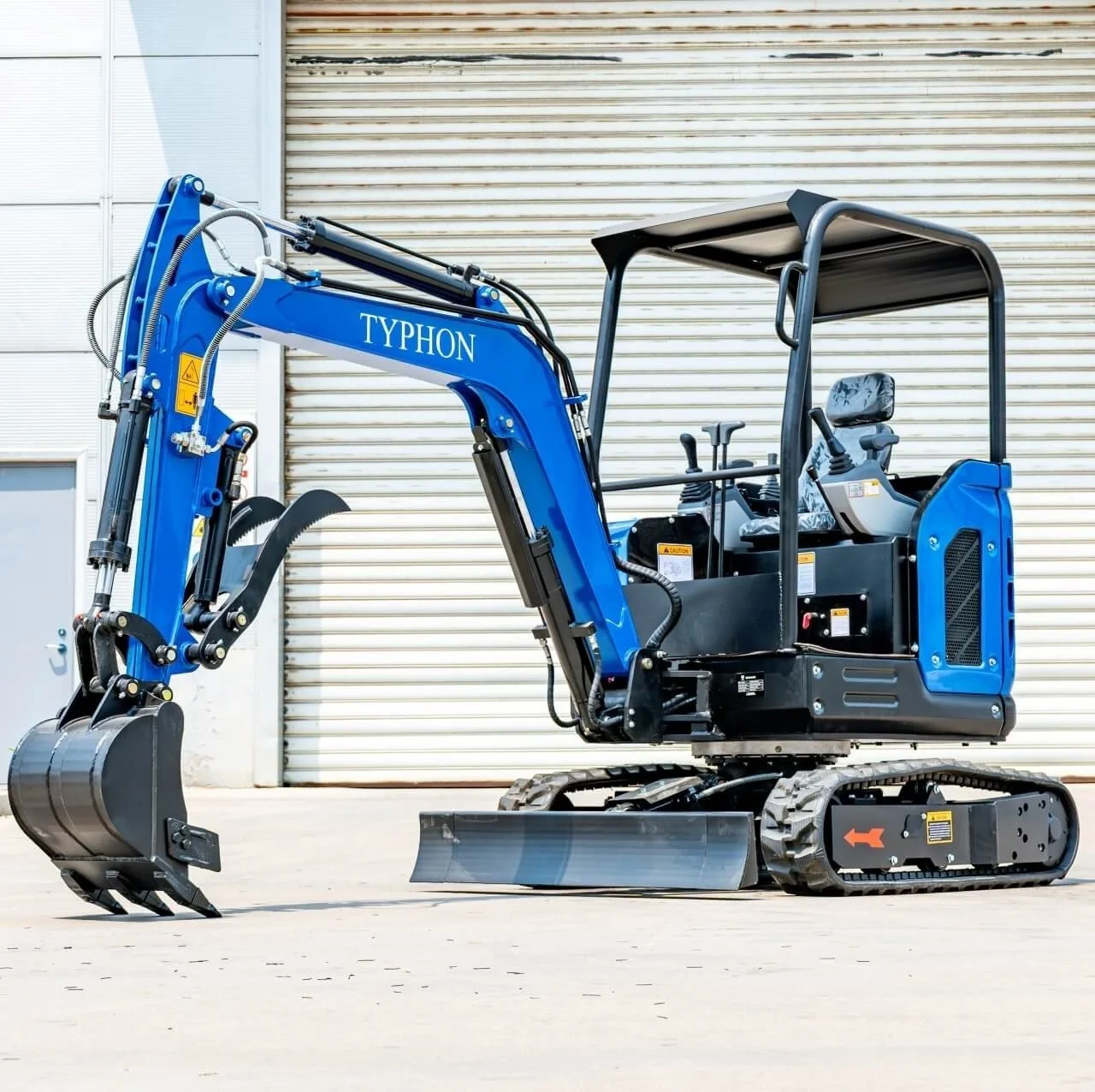 2025 TYPHON TERROR X2 STORM Mini Excavator – 2.5 Ton | Kubota V1505 Diesel Engine | EPA Certified