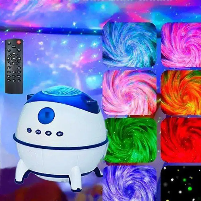 جهاز عرض جالاكسي مزود بسماعة بلوتوث – أجواء ساحرة بصوت وضوء