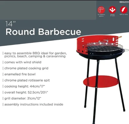 barbecue tent Carbon portable metal structure 2 heights with legs grill Zincada Inox