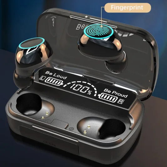 M30 TWS Bluetooth 5.3 Headphones LED Display Wireless