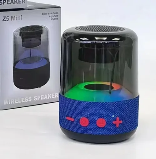 Wireless Bluetooth Speaker, Mini Odoren Steel Glass, Portable, Subwoofer