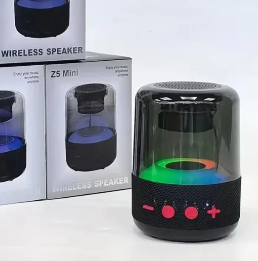 Wireless Bluetooth Speaker, Mini Odoren Steel Glass, Portable, Subwoofer