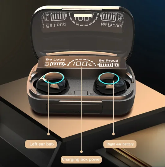 M30 TWS Bluetooth 5.3 Headphones LED Display Wireless