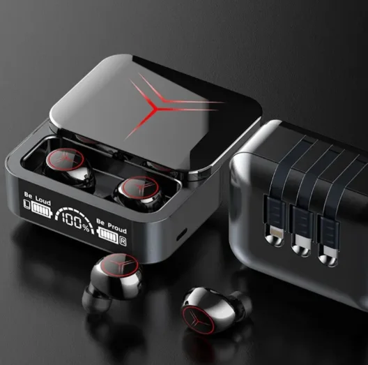 Écouteurs sans fil TWS M88, couvercle coulissant, écouteurs de jeu
