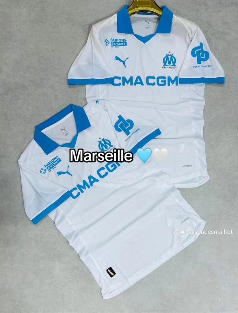 Maillot Marseille domicilier