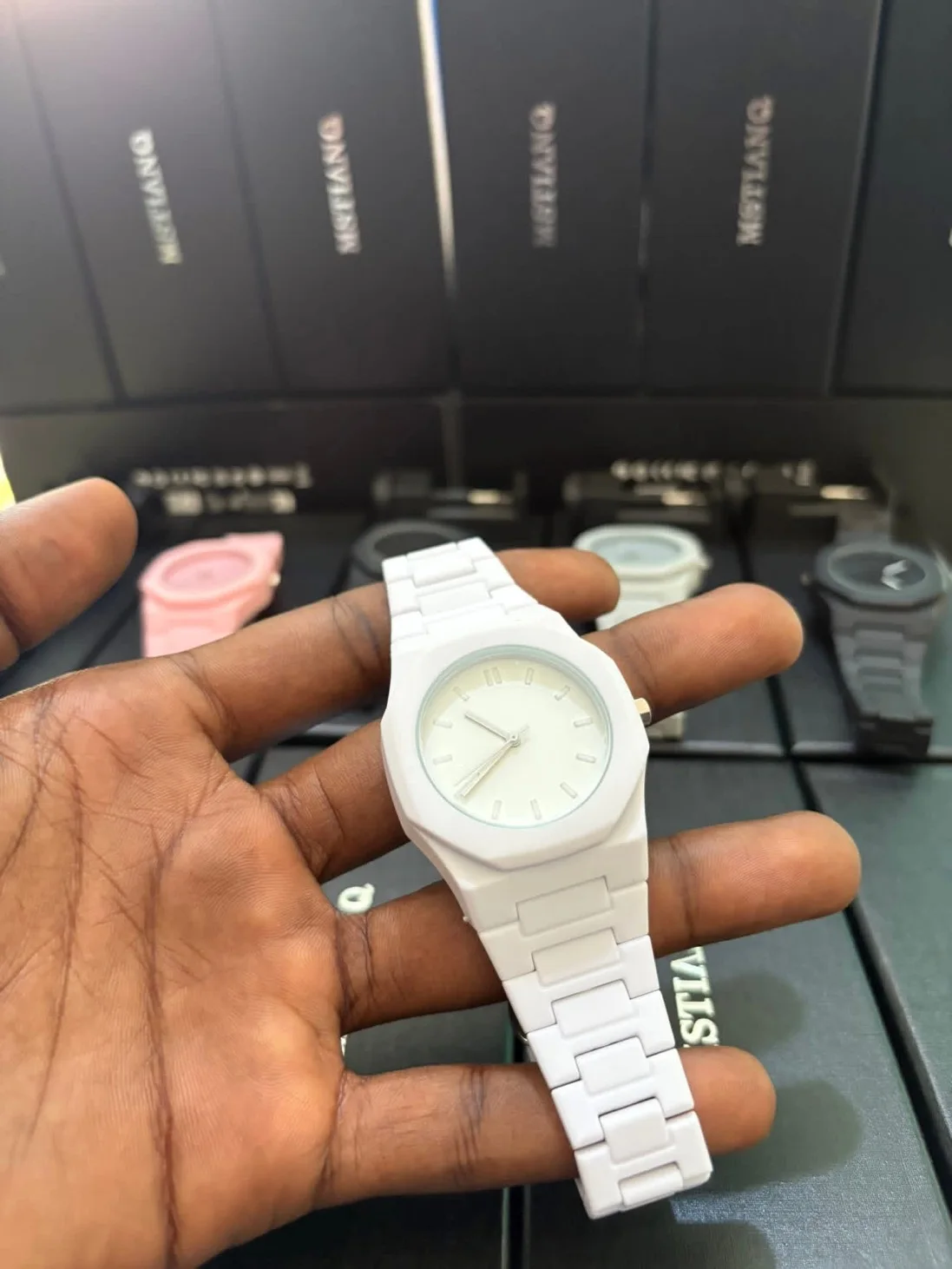 Montre en silicone