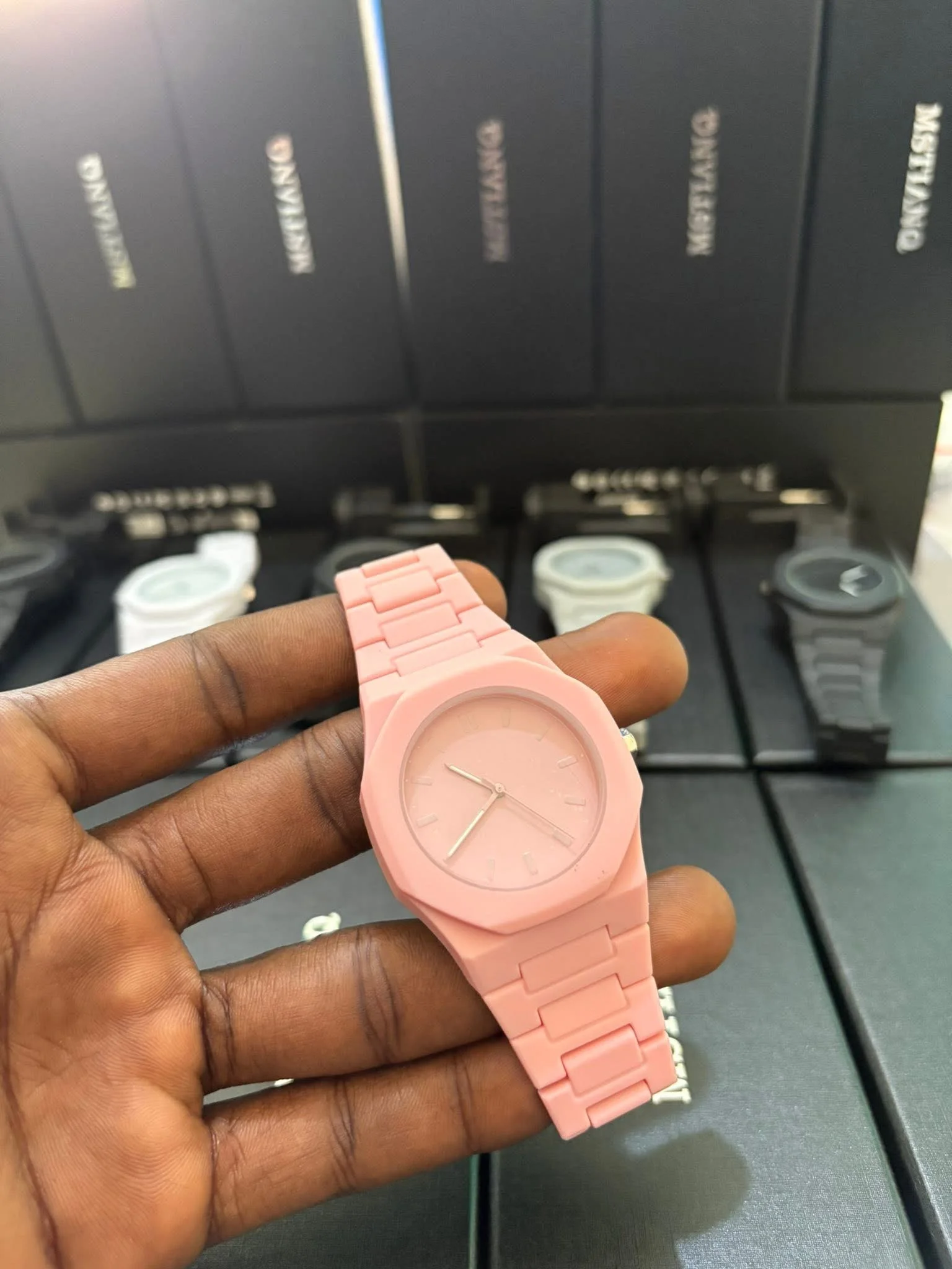 Montre en silicone