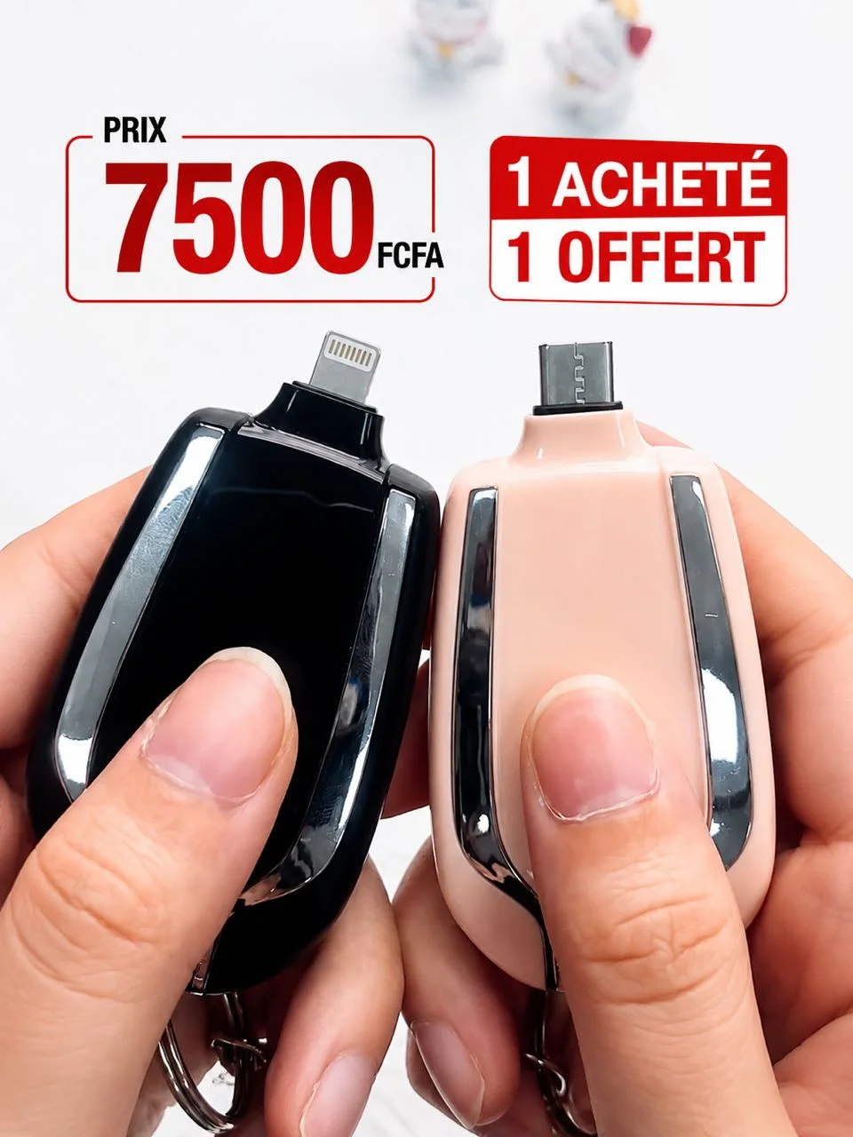 Mini Power Bank - Batterie de Secours Ultra Portable.