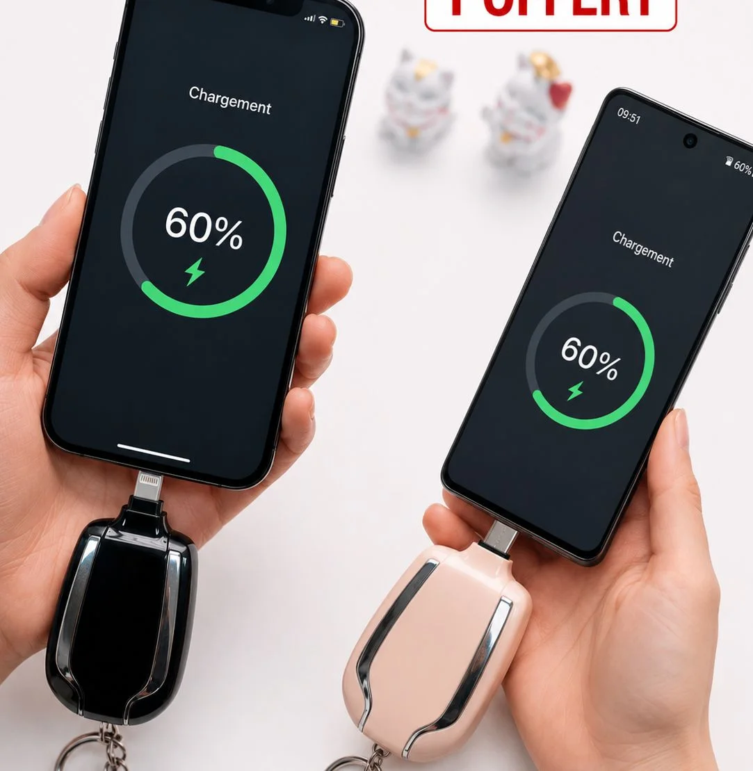 Mini Power Bank - Batterie de Secours Ultra Portable.