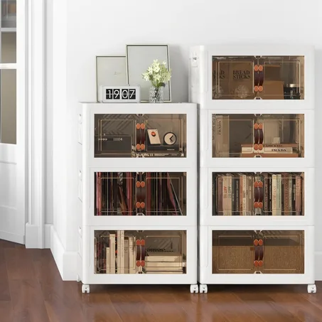 خزانة تخزين قابلة للطي متعددة الطبقات