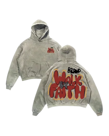 walk by faith hoodie
