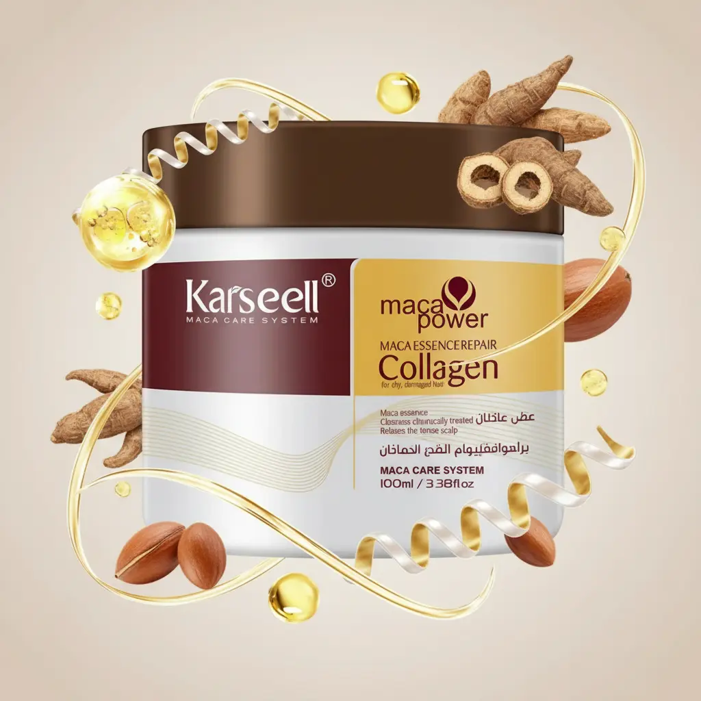 قناع الشعر بالكولاجين لإصلاح الشعر