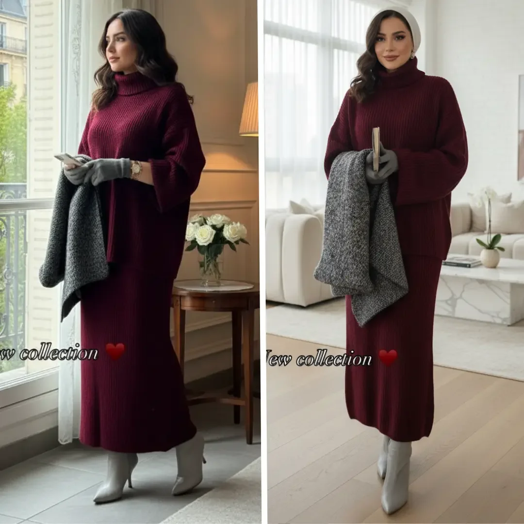 Jupe Longue – Elegance & Comfort ❄️❤️