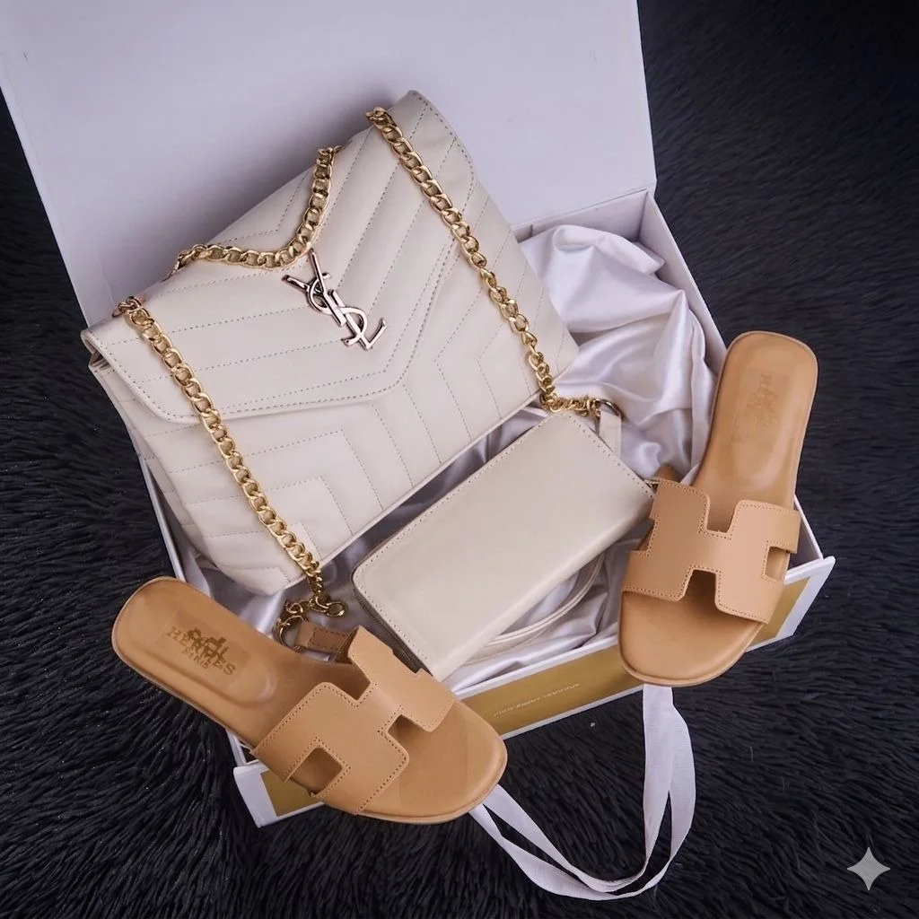 Sac YSL+sandal hermes +bztam